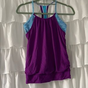 Purple and blue Ivivva tank top!
